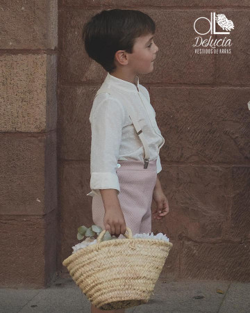 Conjunto de niño con tirantes Leonor Conjunto de niño con tirantes Leonor