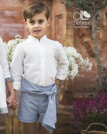 Conjunto de niño con fajín Caterina Conjunto de niño con fajín Caterina