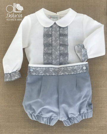 Conjunto de bombacho y blusa Caterina Conjunto de bombacho y blusa Caterina