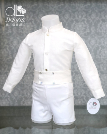 Conjunto de niño con fajín Anne Conjunto de niño con fajín Anne