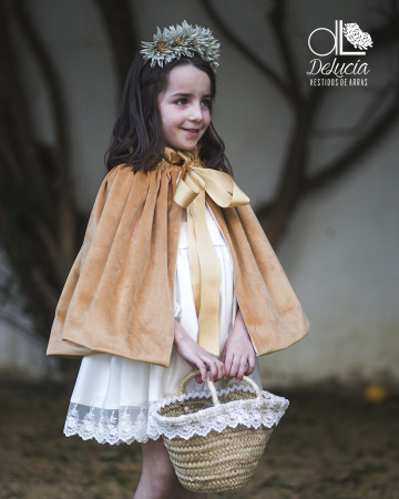 Capa terciopelo mostaza suave Capa terciopelo mostaza suave