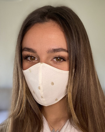 Mascarilla tul topo dorado Mascarilla tul topo dorado