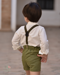 Conjunto de niño con tirantes