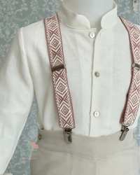 Tirante étnico rosa