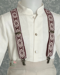 Tirante étnico burdeos