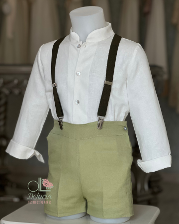 Conjunto de niño con tirantes
