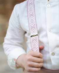 Tirante étnico rosa